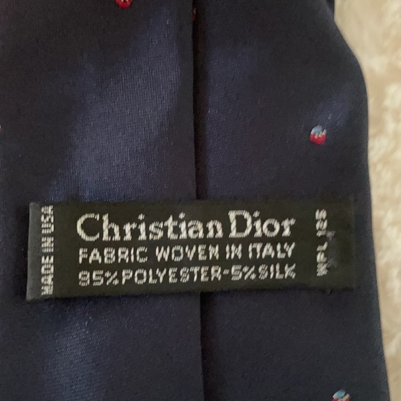 EUC Dior Silk blend Tie - Picture 3 of 3